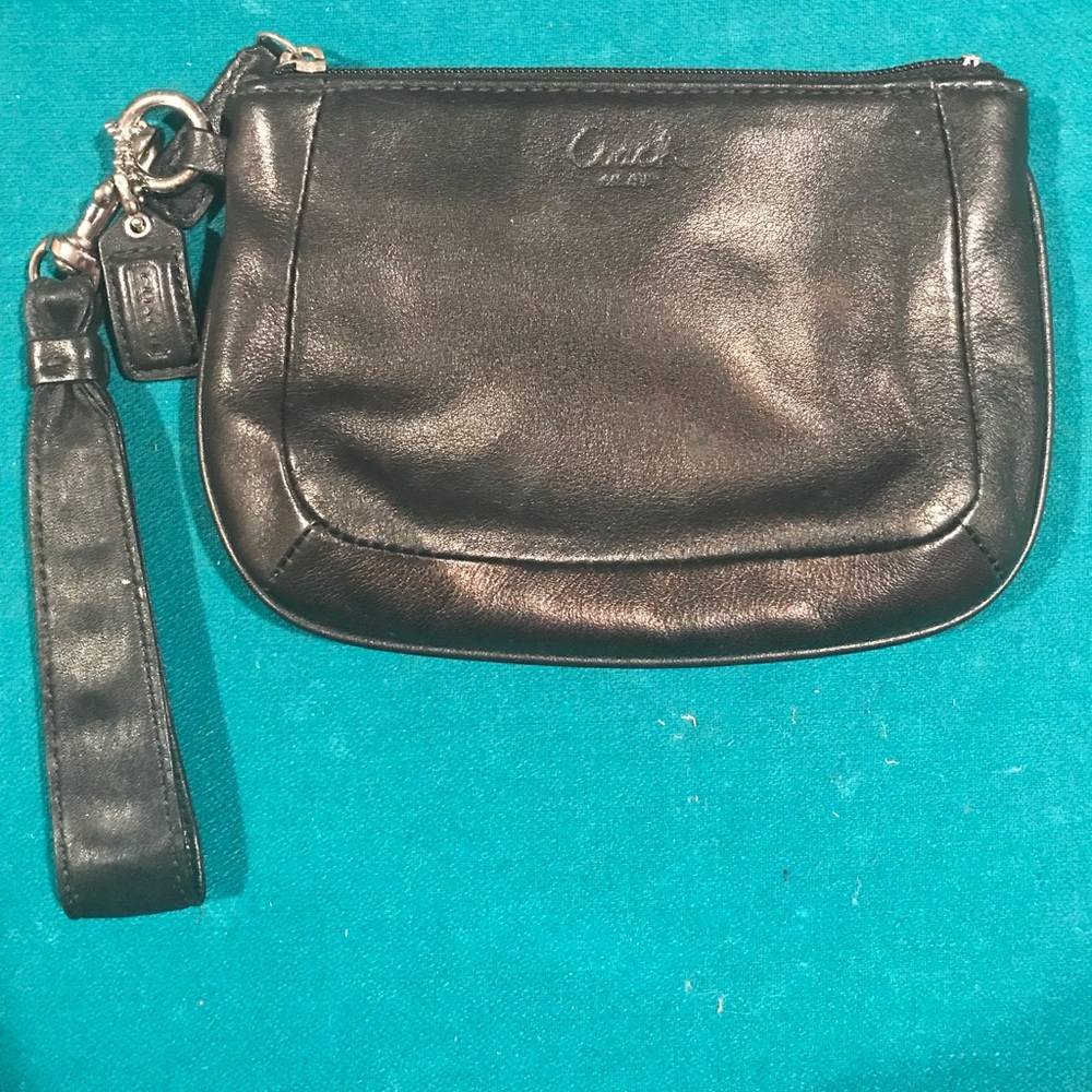 COACH Leather Wristlet / Clutch